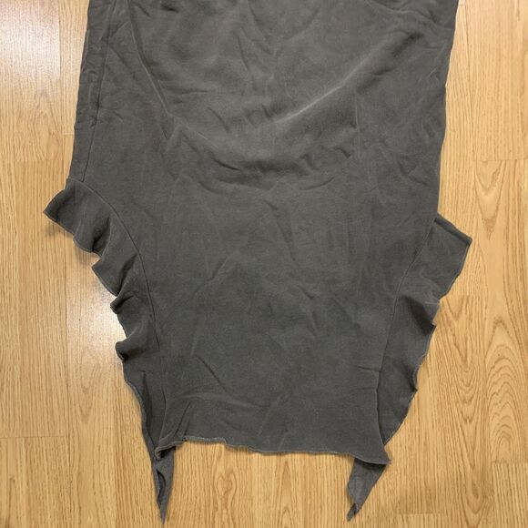 NSF Sweater Dress Womens Small Gray Hooded Asymmetrical Hem French Terry BOHO - Picture 16 of 16